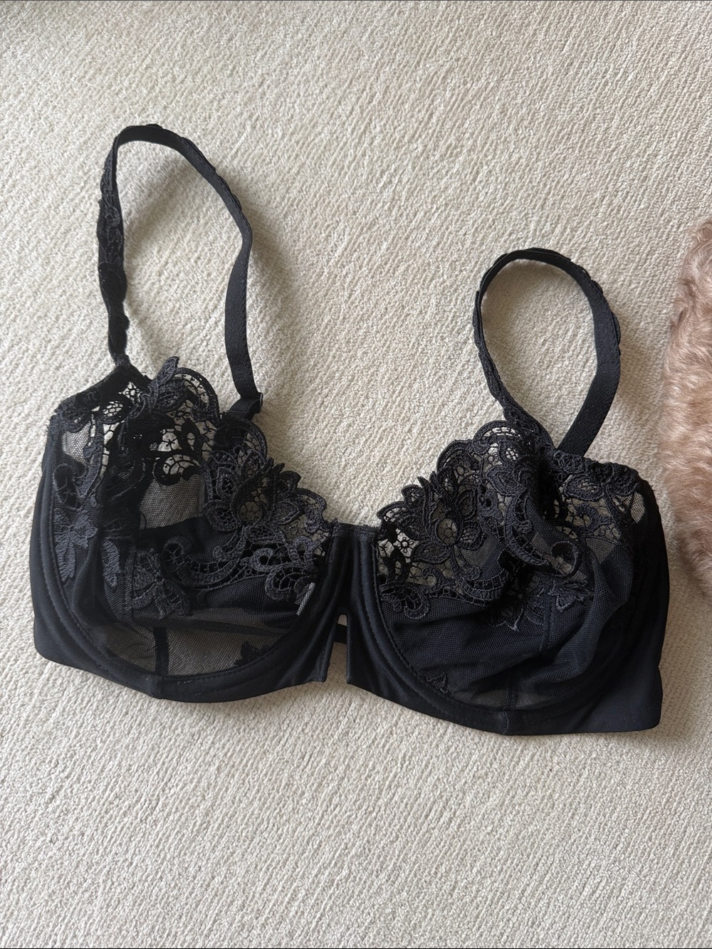 Simone Perele Black Lace Underwire Bra - Women Intimates